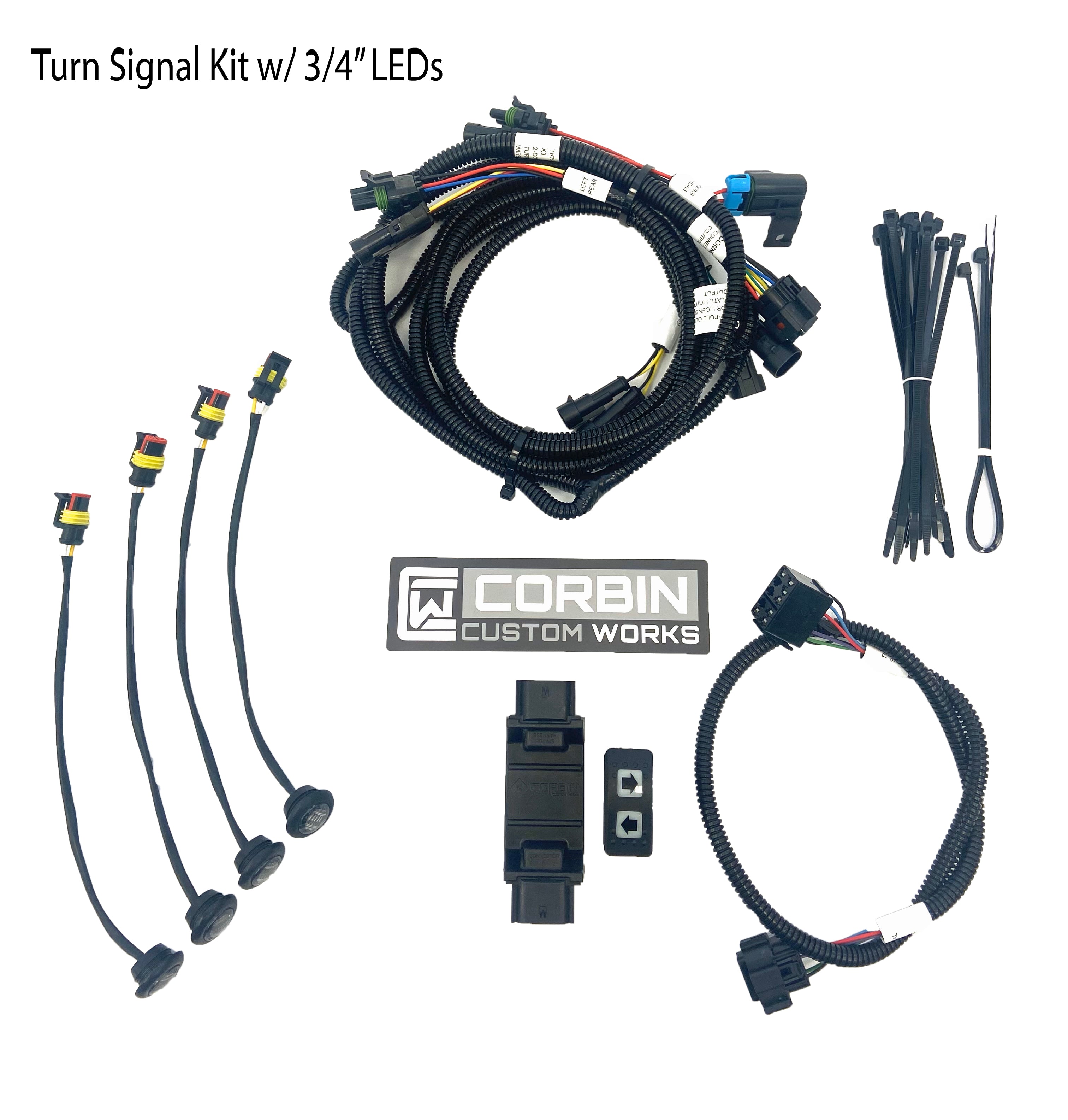 thumbnail image 2 of 3 Amber LED Cube Pods Wiring Kit For Can Am Maverick X3 Max 2017-2023 - Spotlights 80W 8000LM 2 of 4