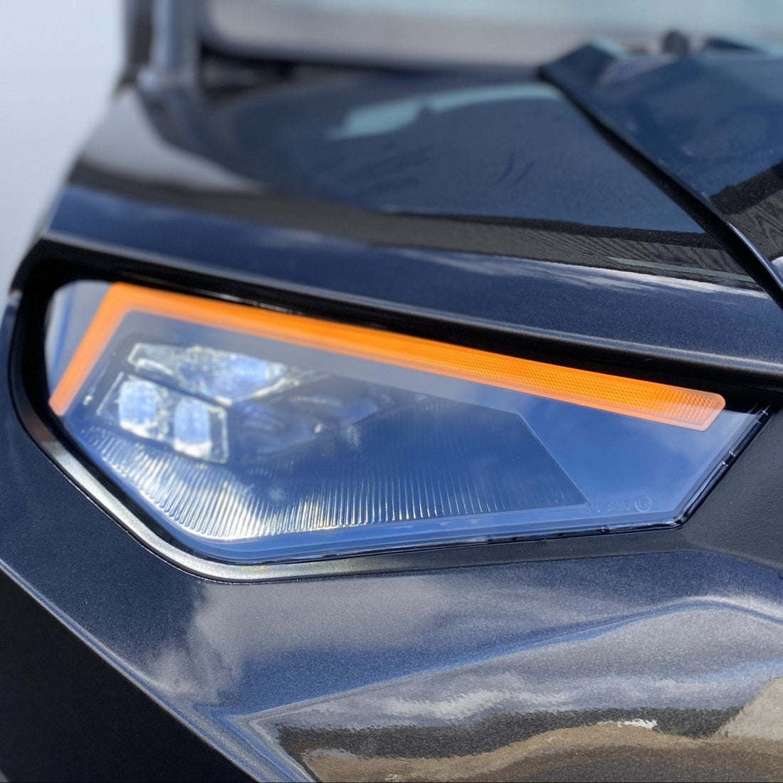 Close-up of Ranger XP1000 Replacement Headlights Shown