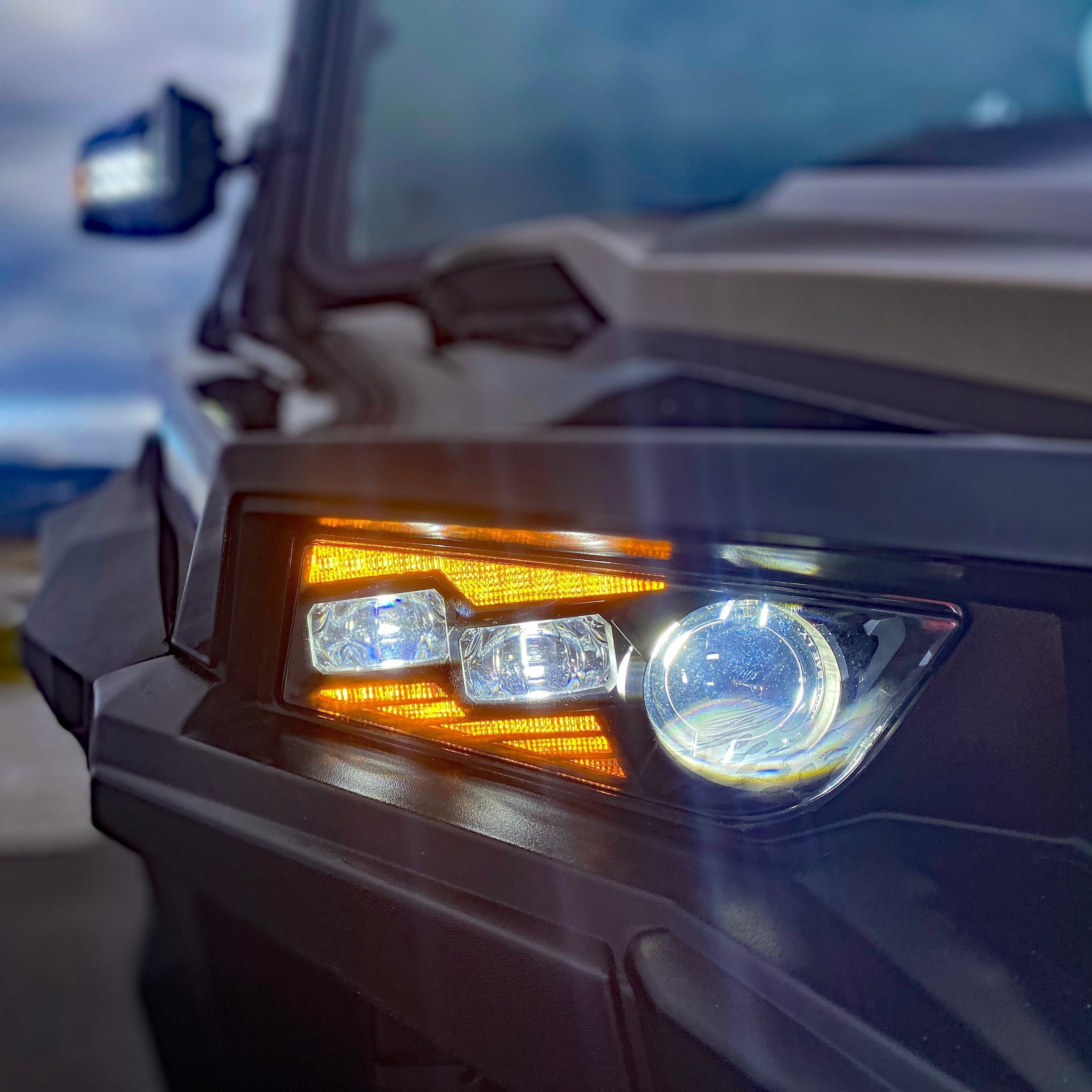 2019-2025 XP1000 with Replacement Headlights Shown - $349.99 Upgrade