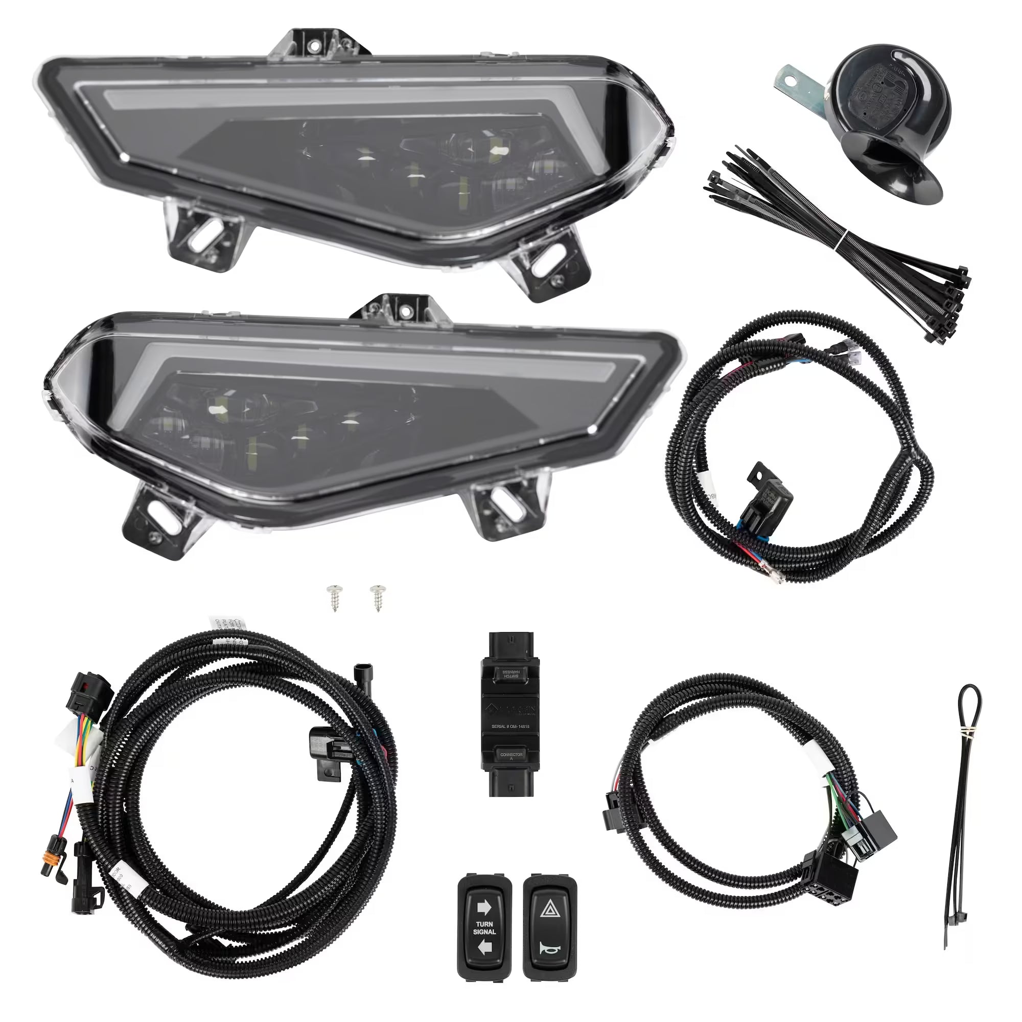 2020-2026 Polaris Ranger 1000 non-XP (4-pin) Complete Turn Signal Kit Bundle