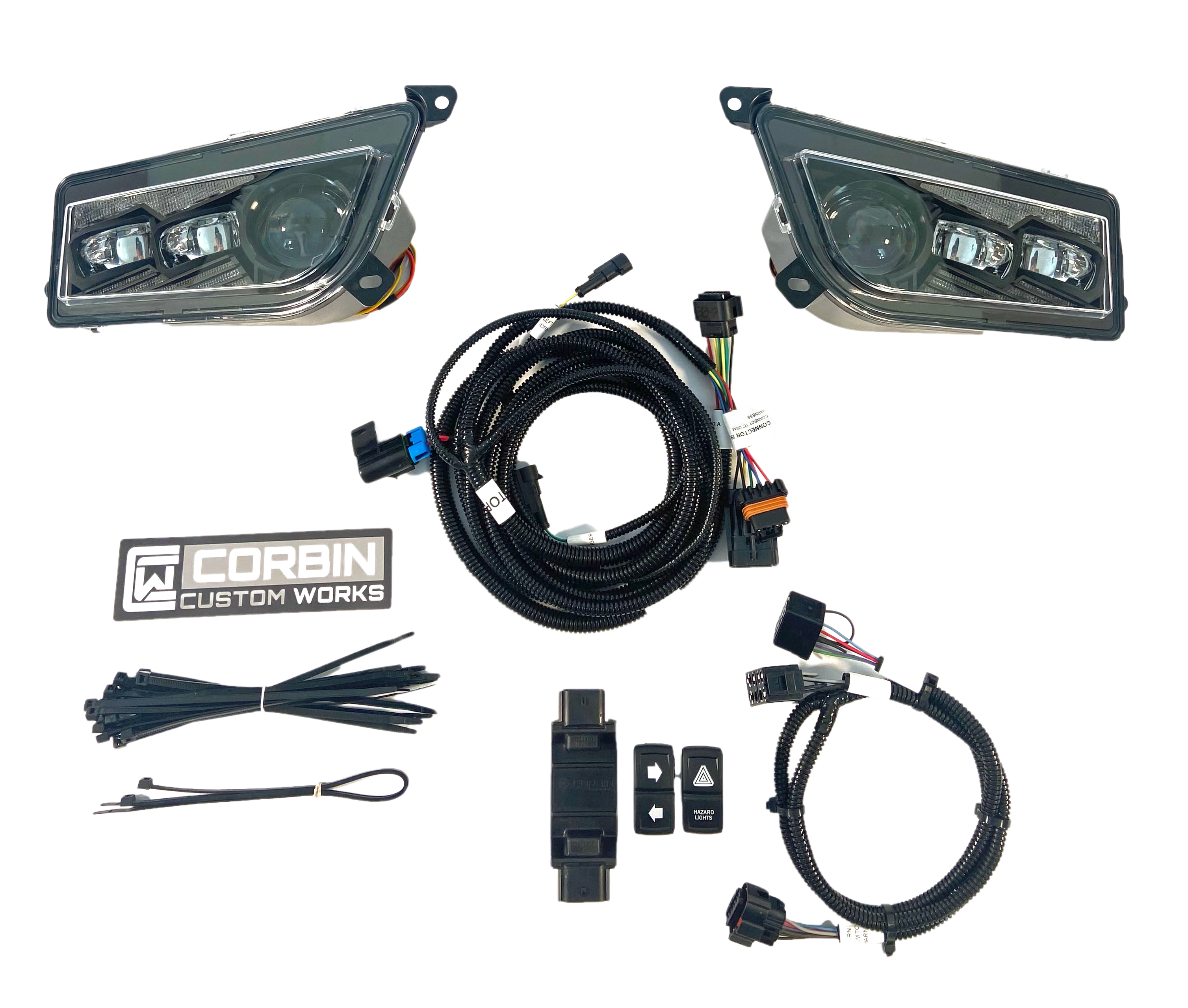 Turn Signal Kit, Replacement Headlights & Hazard Upgrades