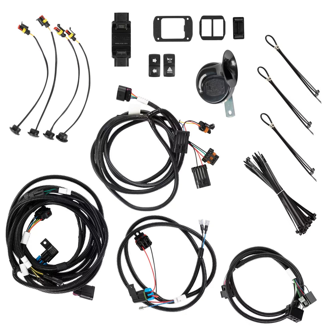 Ranger XD 1500 Turn Signal Kit with Turn Signal Bumper Lights (Dual-color: retains white light function)