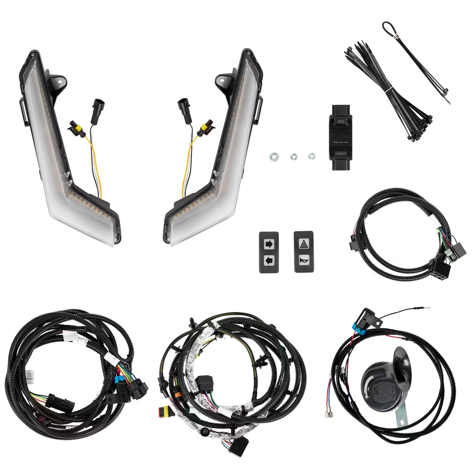 2020-2026 Can-Am Defender/Limited (not HD11) Complete Turn Signal Kit Bundle