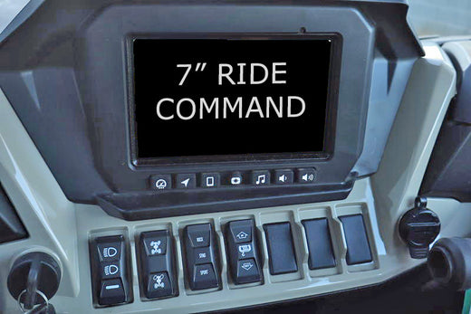 Polaris RZR XP 1000 dash with the 7 inch Ride Command screen