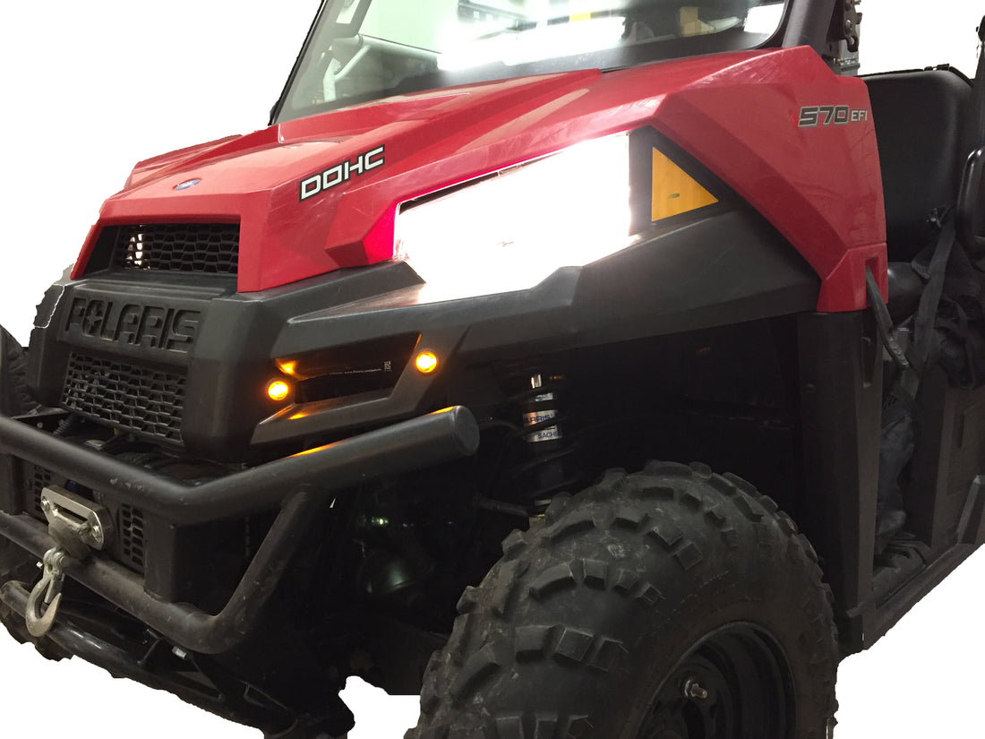 Turn Signal Kit with 3/4" Round LEDs for Mid-Size Ranger