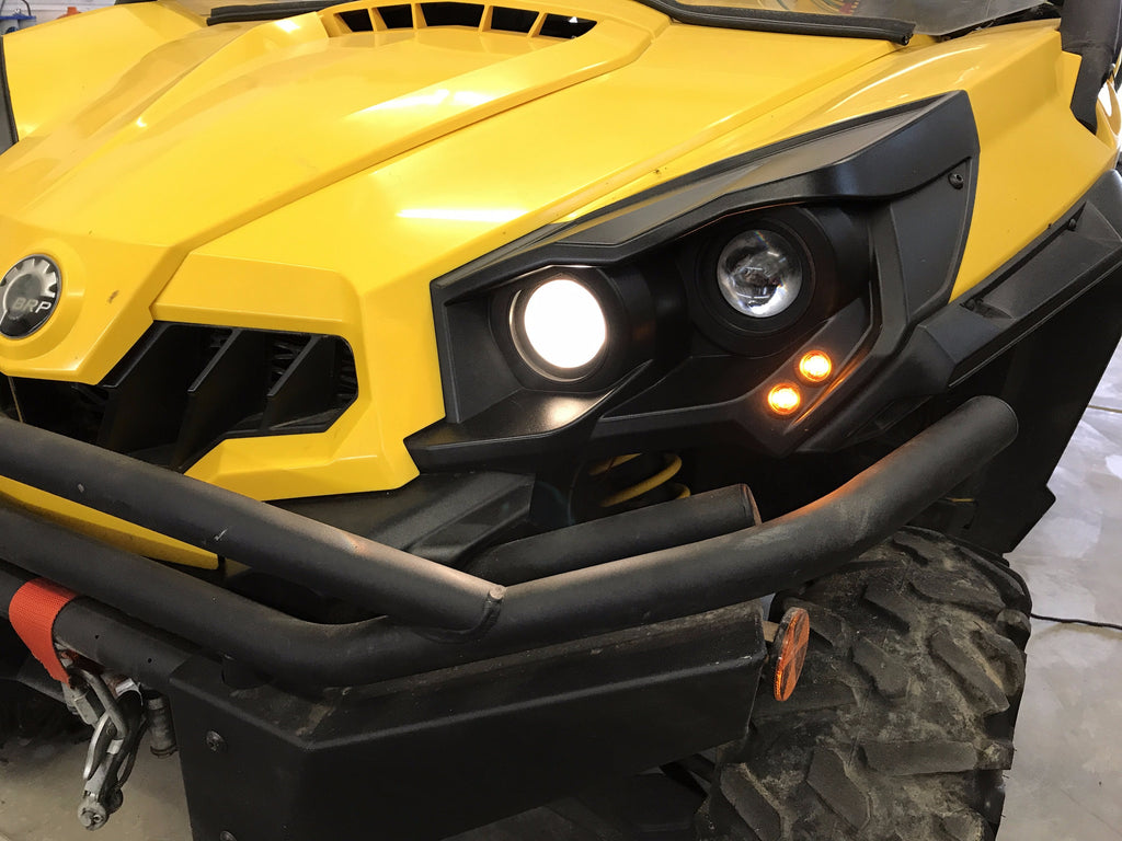 CanAm Commander Turn Signal Kit Ghost Signature Lights Corbin