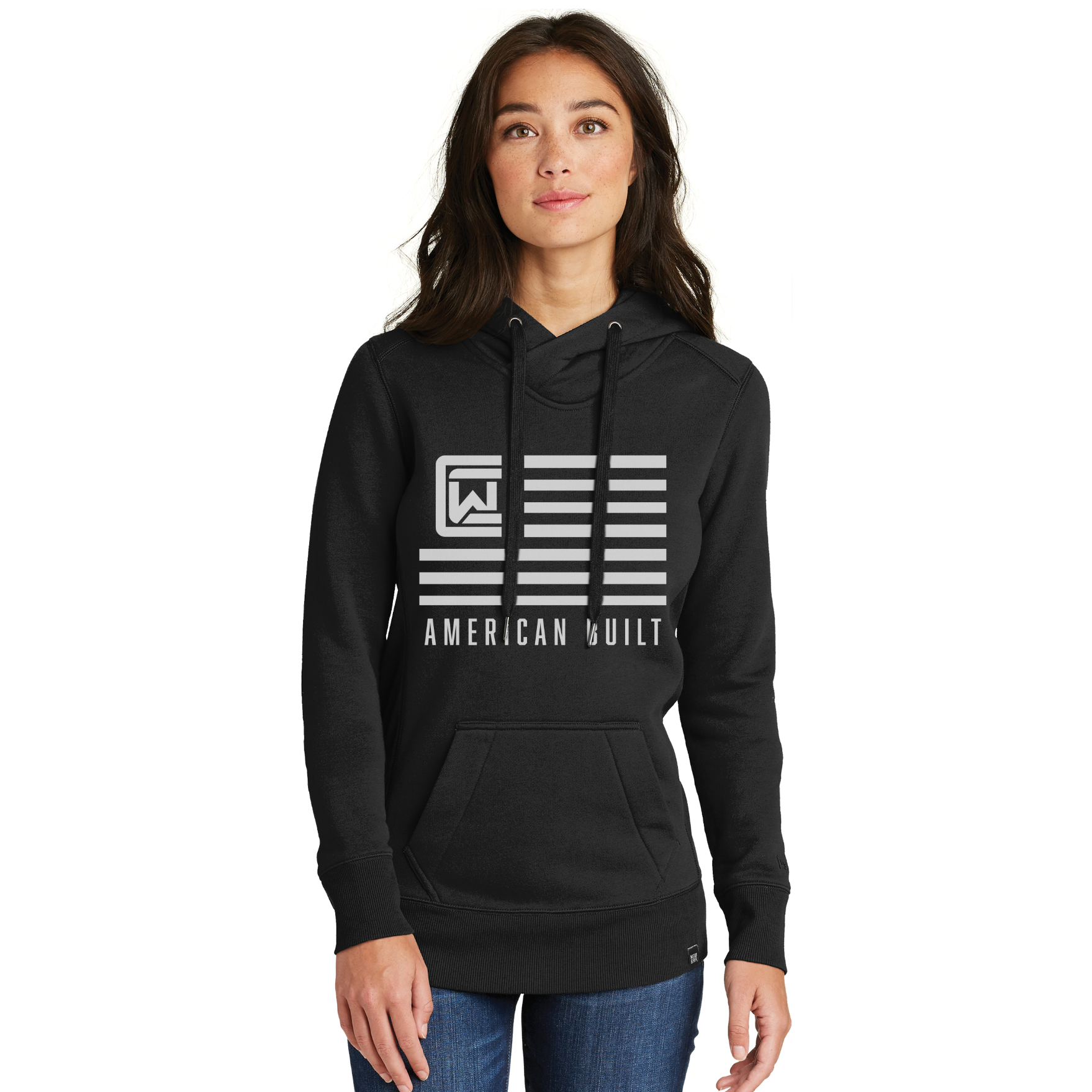 Ladies' Hoodie - Black - American Built
