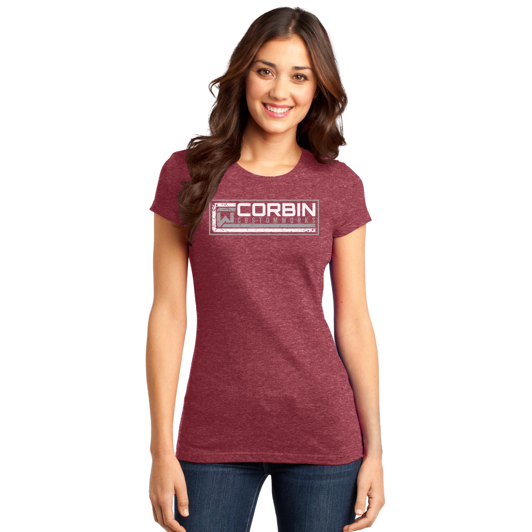 Ladies Tee - Red - Corbin