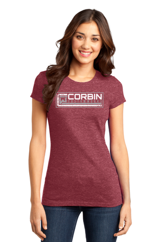 Ladies Tee - Red - Corbin