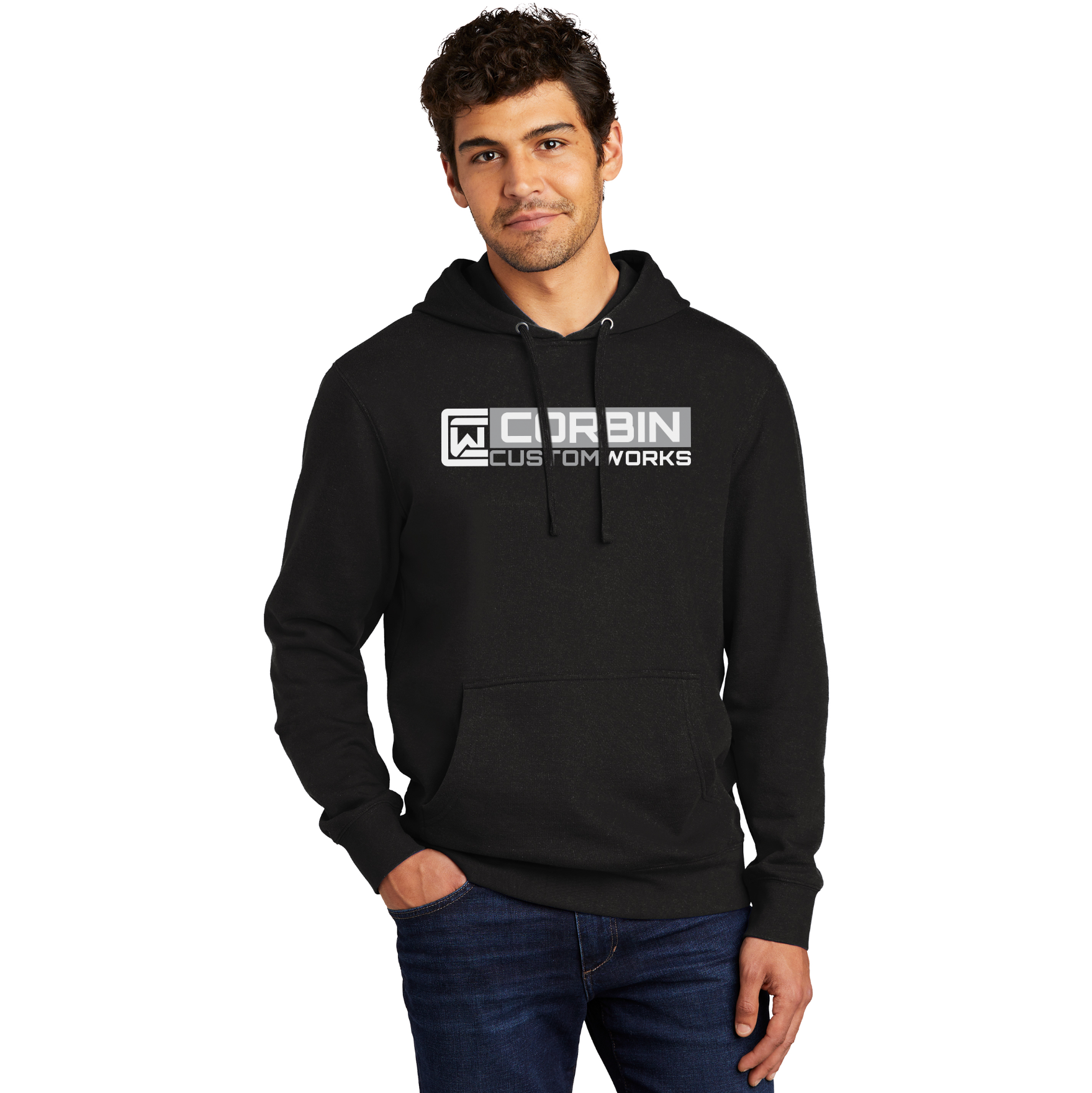 Men's Hoodie - Black - Corbin