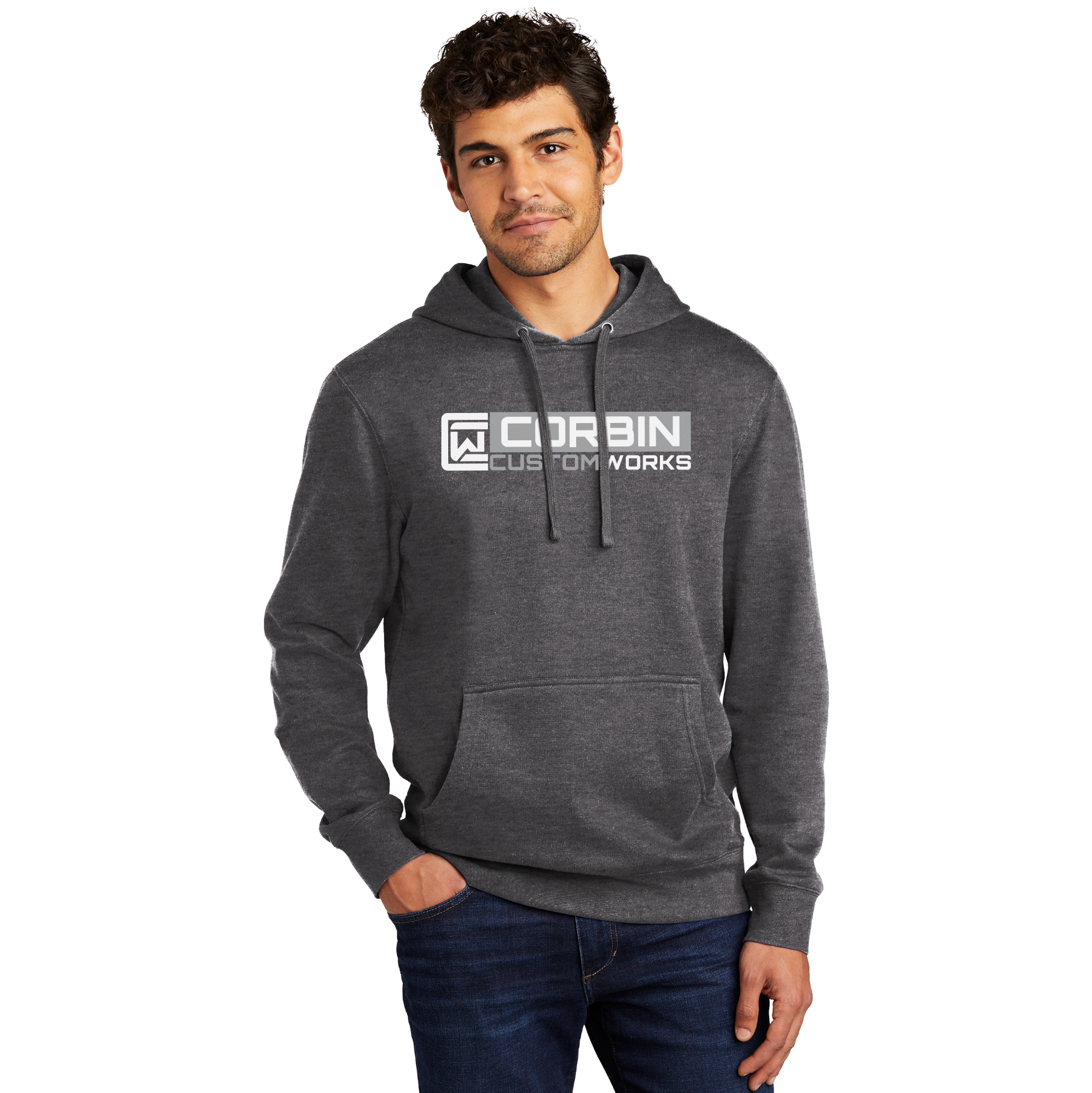 Men's Hoodie - Grey - Corbin