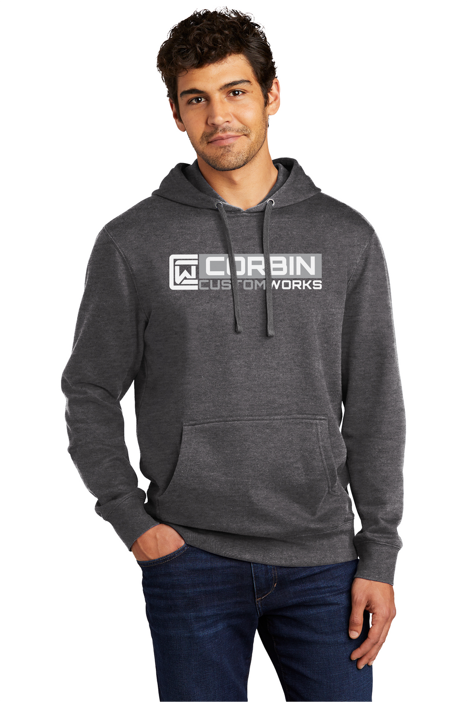 Men's Hoodie - Grey - Corbin