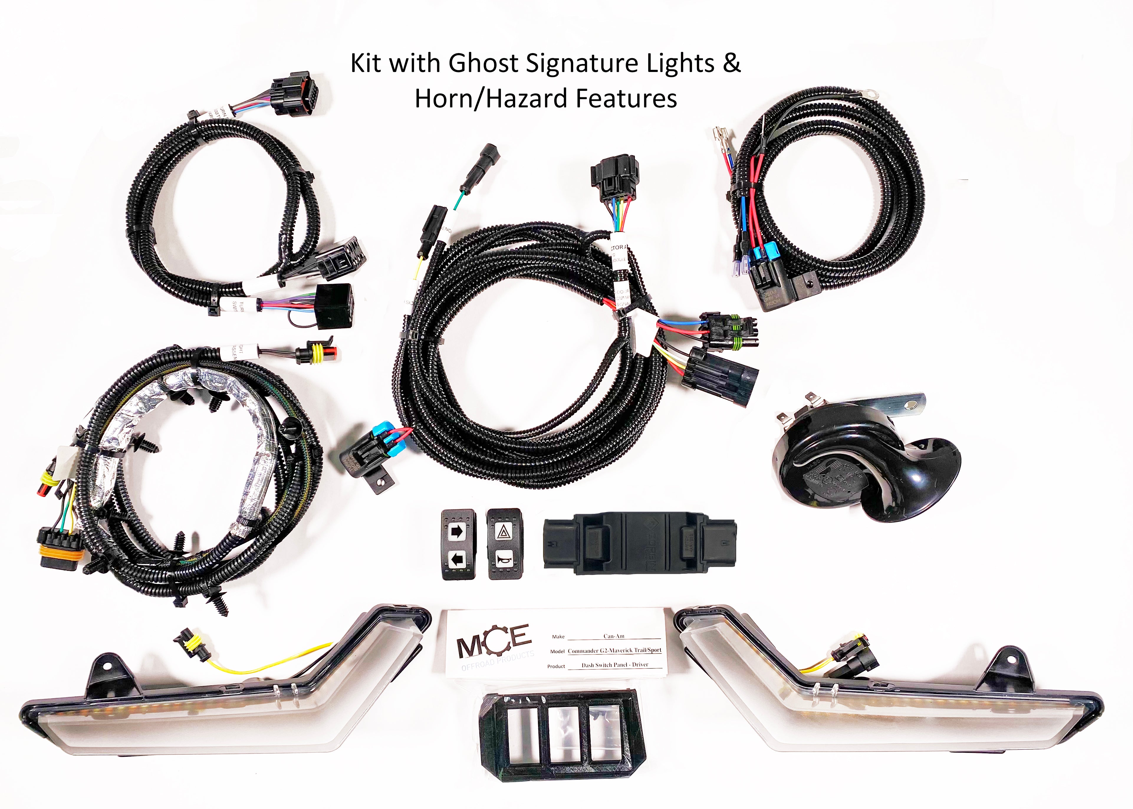 Can-Am Commander Turn Signal Kit | Ghost Signature Lights | Corbin